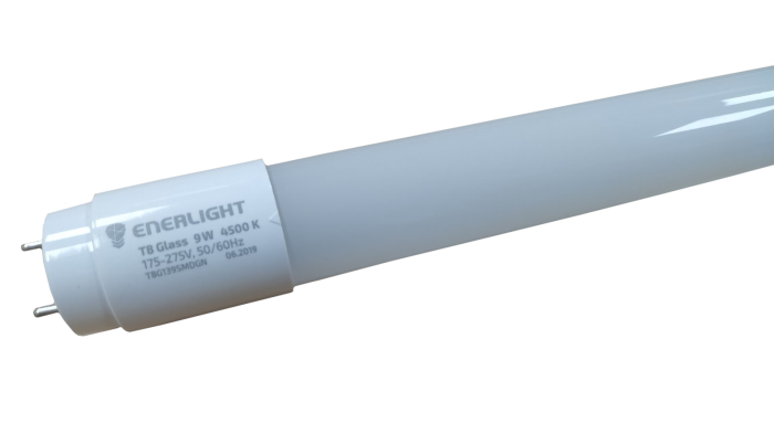 ЛАМПА ТРУБЧАТА ENERLIGHT T8 9ВТ 4500K G13